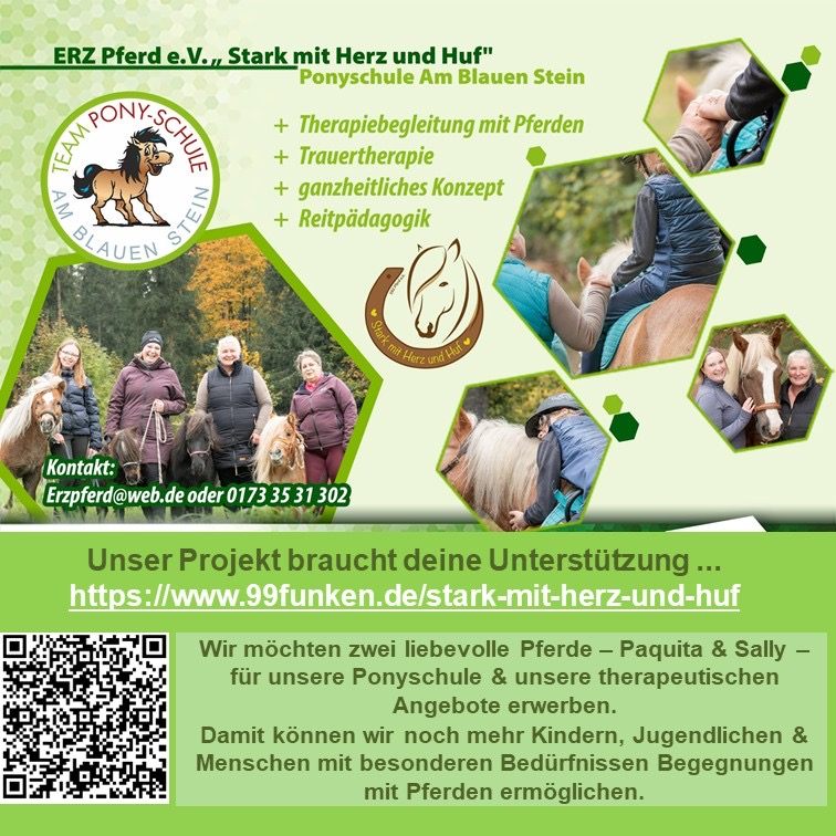 Stark mit Herz und Huf — Crowdfunding für Paquita & Sally