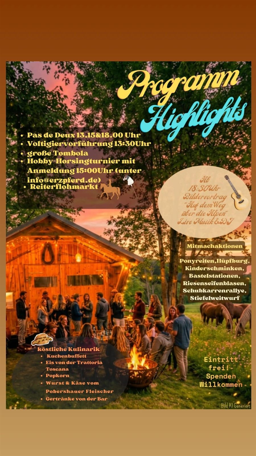 Programm-Highlights Sommerfest